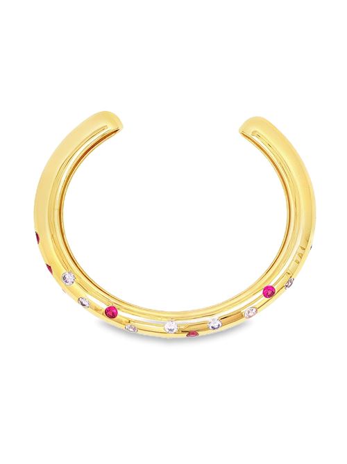 Glamour gold fucsia&rosa bracelet GOCCIAZZURRA JEWELS | BRGLAMOUROROFUCSIA